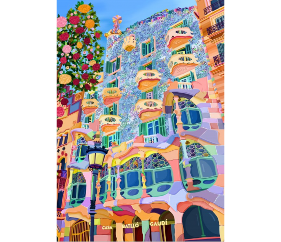 PUZZLE 1000P - MAGNIFIQUE BARCELONE