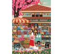 PUZZLE 1500P - MARCHE AUX FLEURS PUZZLE 1500P - MARCHE AUX FLEURS