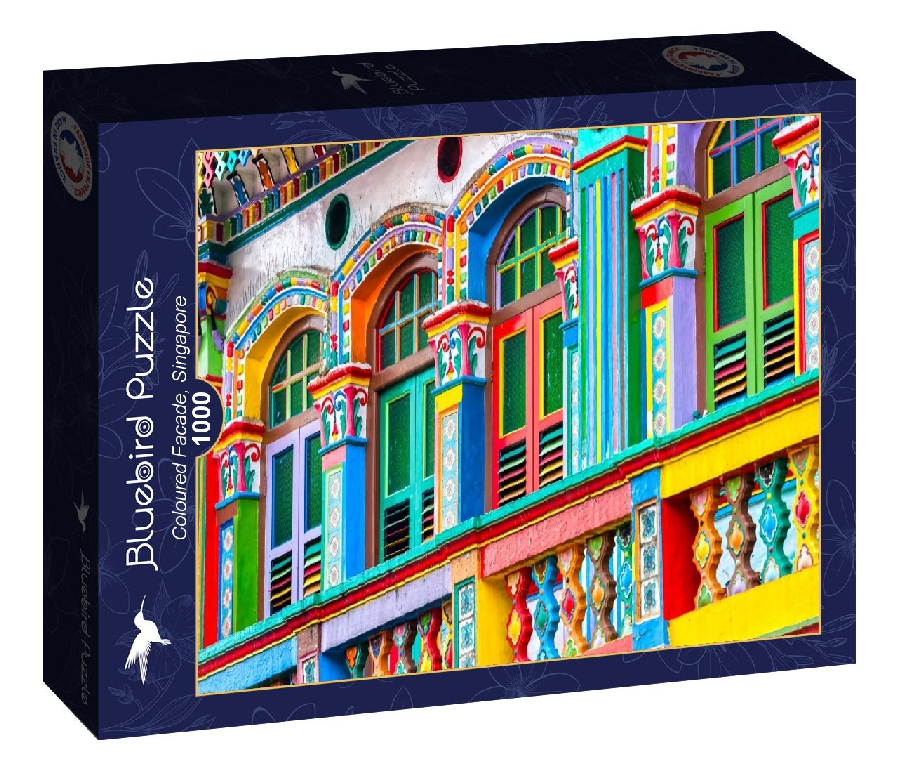 PUZZLE 1000P - FACADE COLOREE, SINGAPOUR