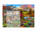PUZZLE 500P - JARDIN DE MAISON DE CAMPAGNE
