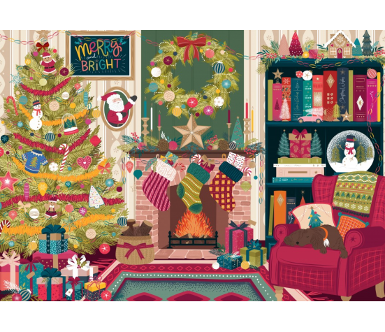 PUZZLE 2000P - CHEMINEE DE FETES