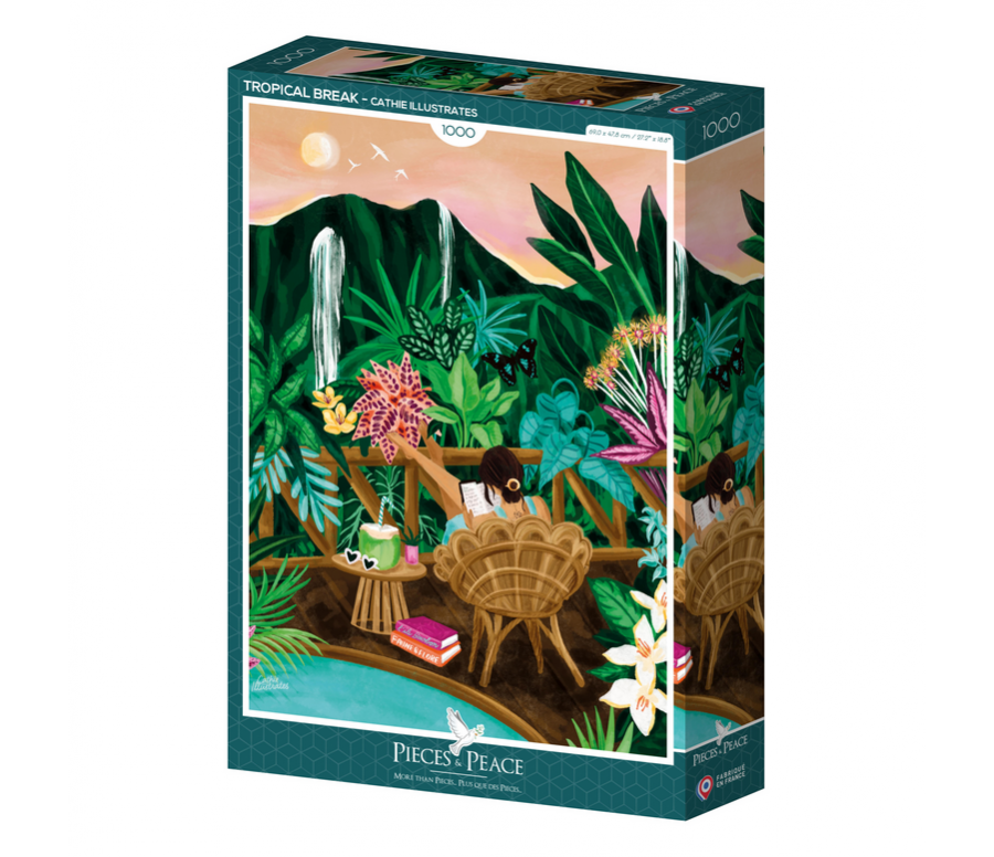PUZZLE 1000P - PARENTHESE TROPICALE