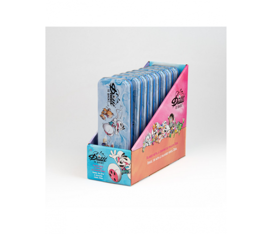 PLUMIER METAL 6 CRAYONS DE COULEURS DIDDL