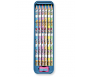 PLUMIER METAL 6 CRAYONS DE COULEURS DIDDL