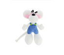 PELUCHE DIDDL EN SALOPETTE BLEUE 30CM