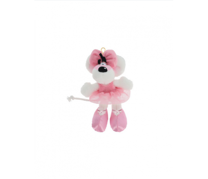 PORTE-CLES PELUCHE DIDDLINA EN ROBE BALLERINA 15CM