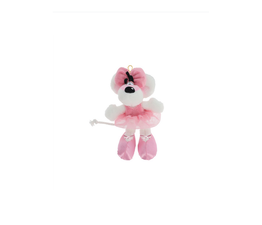 PORTE-CLES PELUCHE DIDDLINA EN ROBE BALLERINA 15CM