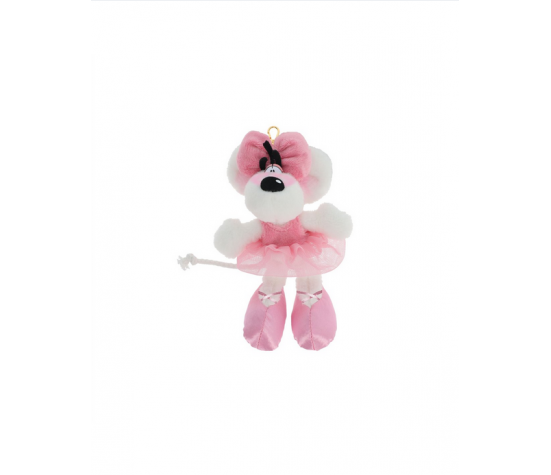 PORTE-CLES PELUCHE DIDDLINA EN ROBE BALLERINA 15CM