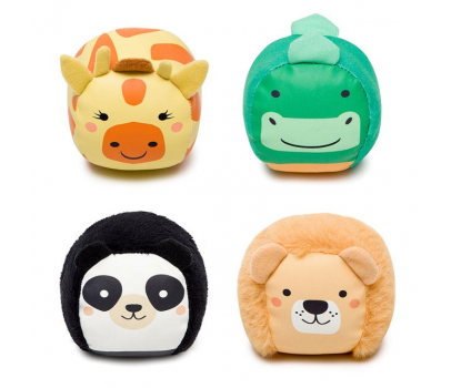 LES DOOBALLS - SET DE 4 BALLES DOUDOUS - JUNGLE