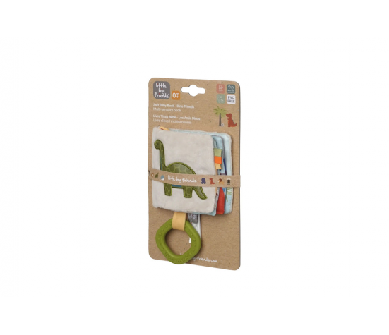 LIVRE TISSU BEBE - LES AMIS DINOS