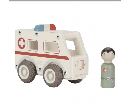 AMBULANCE EN BOIS FSC