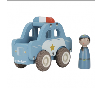 VOITURE DE POLICE EN BOIS FSC