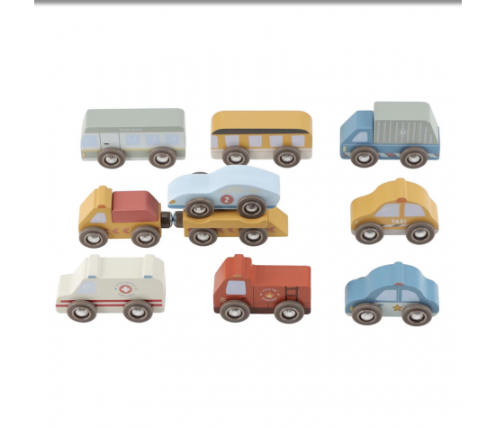 ENSEMBLE DE VEHICULES EN BOIS FSC