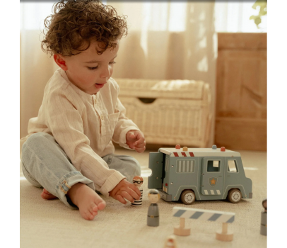 FOURGON DE POLICE EN BOIS FSC