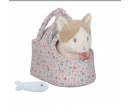 PELUCHE CHAT AVEC SAC DE TRANSPORT - MARLEY