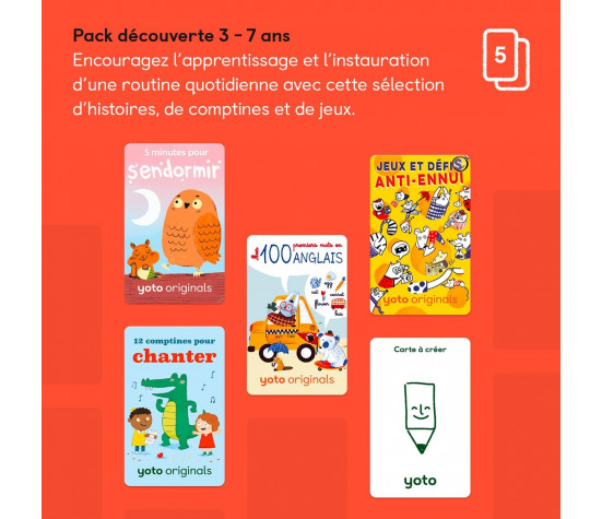 YOTO - PACK DECOUVERTE 3-7 ANS