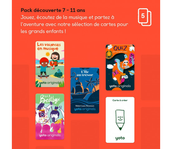 YOTO - PACK DECOUVERTE 7-11 ANS
