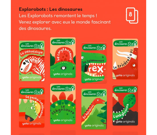 YOTO - EXPLOROBOTS : LES DINOSAURES