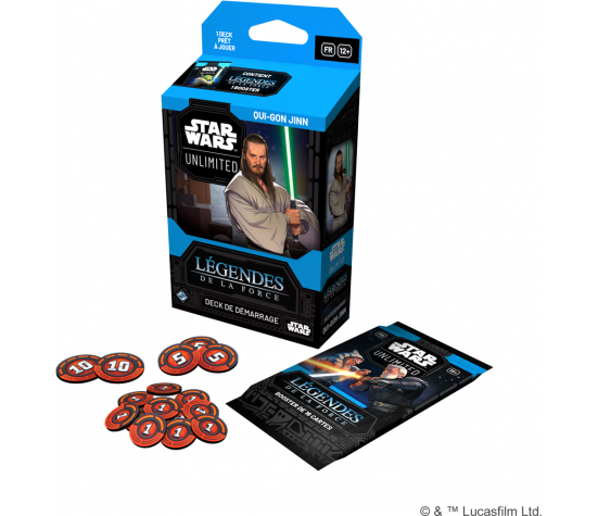 STAR WARS UNLIMITED - LEGENDES DE LA FORCE - DECK QUI-GON JINN