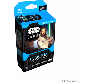 STAR WARS UNLIMITED - LEGENDES DE LA FORCE - DECK QUI-GON JINN