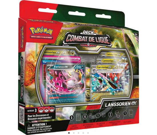POKEMON - DECK COMBAT DE LIGUE LANSSORIEN EX
