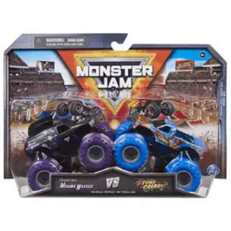 PACK DE 2 VEHICULES DIE CAST 1:64 MONSTER JAM