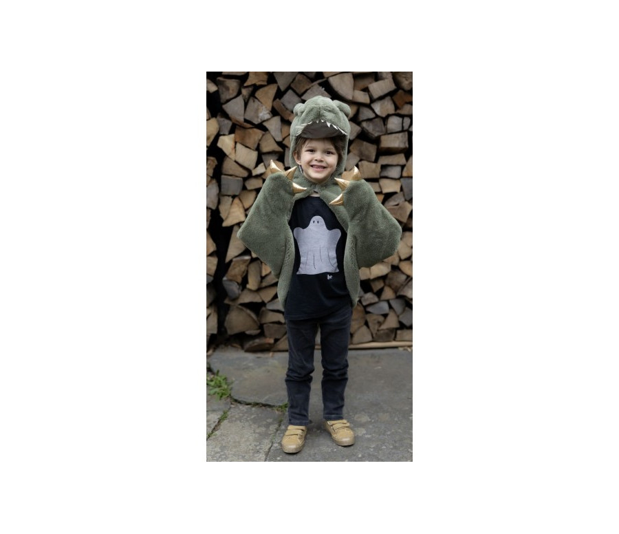 CAPE DE T-REX, DOUCE ET CALINE, VERT, TAIILE US 3-4