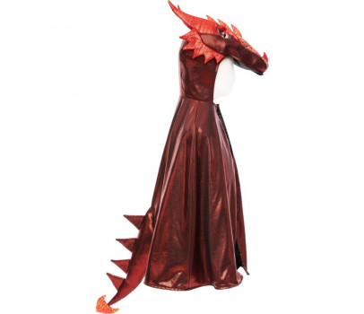 CAPE DE DRAGON, ROUGE IRISE, TAILLE US 3-4