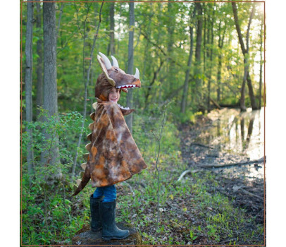 CAPE DE TRICERATOPS GRANDASAURUS AVEC GRIFFES, TAILLE US 7-8 (3 PCS)