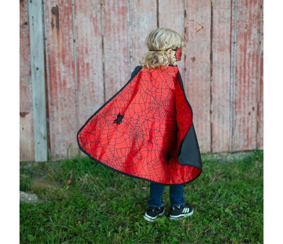 CAPE REVERSIBLE ARAIGNEE/CHAUVE-SOURIS AVEC MASQUE, TAILLE US 4-6 (2 PCS)