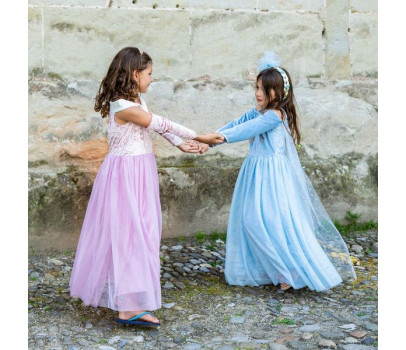 ROBE DE PRINCESSE VELOURS REINE DES GLACES, TAILLE US 5-6