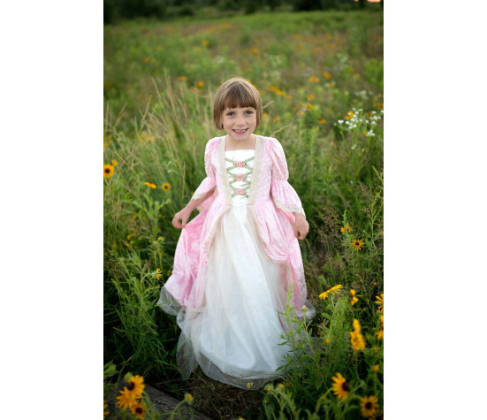 ROBE DE PRINCESSE ROSE, TAILLE US 5-6