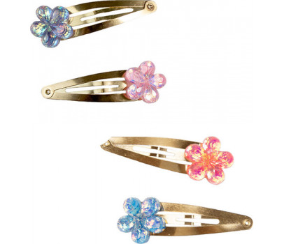 ENSEMBLE DE BARRETTES - SHIMMER FLOWER, 2 STYLES ASSORTIS (2 PCS)