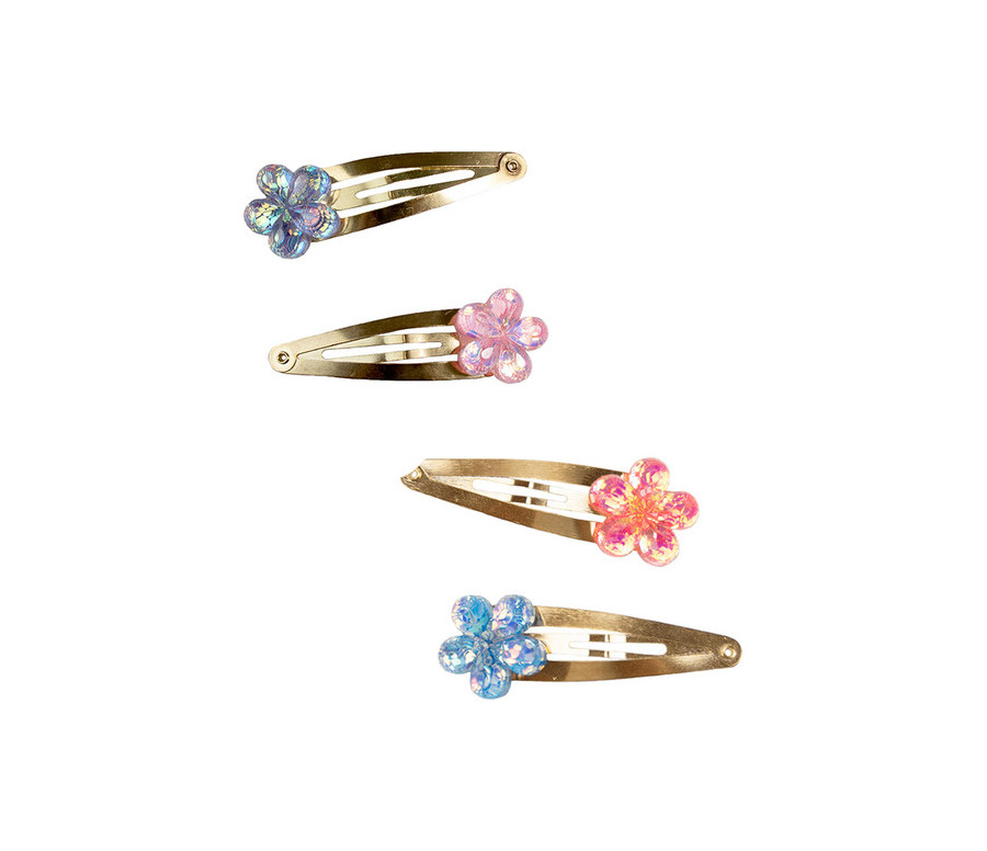 ENSEMBLE DE BARRETTES - SHIMMER FLOWER, 2 STYLES ASSORTIS (2 PCS)