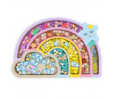 COFFRET PERLES BOIS ARC EN CIEL