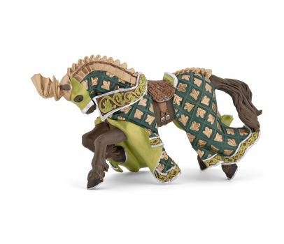 CHEVAL MAITRE DES ARMES CIMIER DRAGON