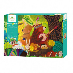 STICK AND FUN - MOSAIQUES ANIMAUX FANFARE XL