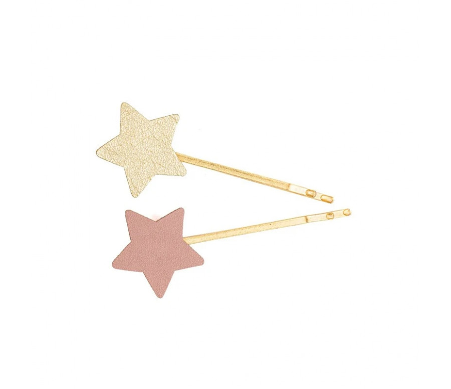 BARETTES BOUTIQUE MATTE STAR BOBBY 2PCS ASSORTIS