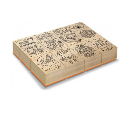 KIT TAMPONS BOIS DE NOEL