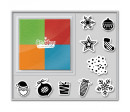 KIT TAMPONS DECORS DE NOEL KIT TAMPONS DECORS DE NOEL