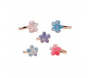 BAGUES BOUTIQUE SHIMMER FLOWER, 5 PCS