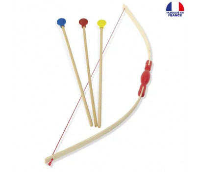 ARC EN BOIS + 3 FLECHES