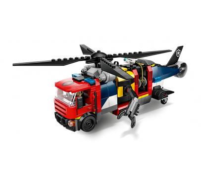 CITY - HELICOPTERE, CAMION DE POMPIERS ET SOUS-MARIN MODULABLE