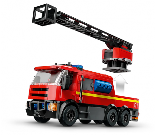 CITY - LA CASERNE ET LE CAMION DE POMPIERS