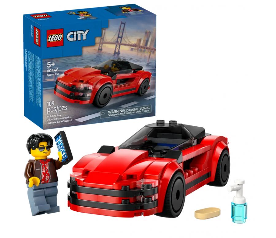 CITY - LA VOITURE DE SPORT ROUGE