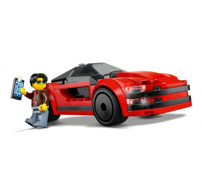 CITY - LA VOITURE DE SPORT ROUGE