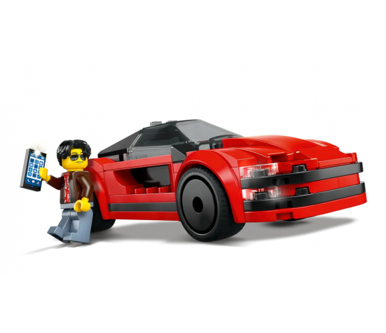 CITY - LA VOITURE DE SPORT ROUGE