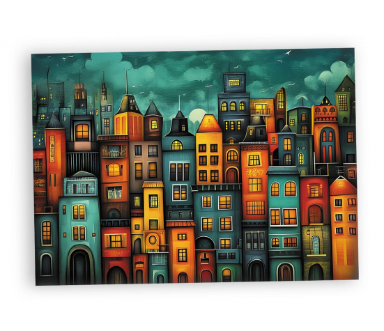 PUZZLE 1000P - DRAWN CITY