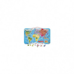 PUZZLE MONDE MAGNETIQUE VERSION FR