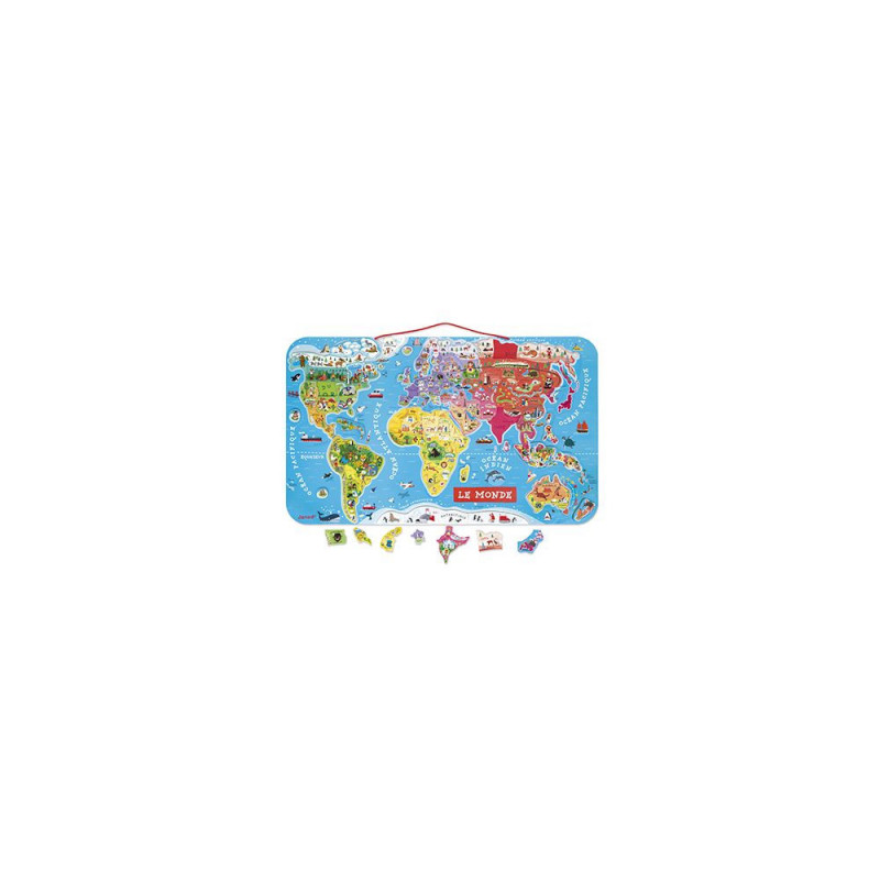 PUZZLE MONDE MAGNETIQUE VERSION FR